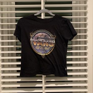 Vans off the wall cropped tee